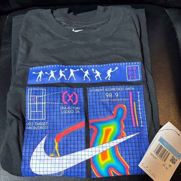 Nike Court Men's Dri-FIT Tennis T-Shirt - Medium - NWT - Picture 3 of 4